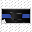 Montana Thin Blue Line Novelty Sticker Decal