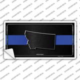 Montana Thin Blue Line Novelty Sticker Decal