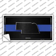 Nebraska Thin Blue Line Novelty Sticker Decal