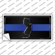 New Jersey Thin Blue Line Novelty Sticker Decal