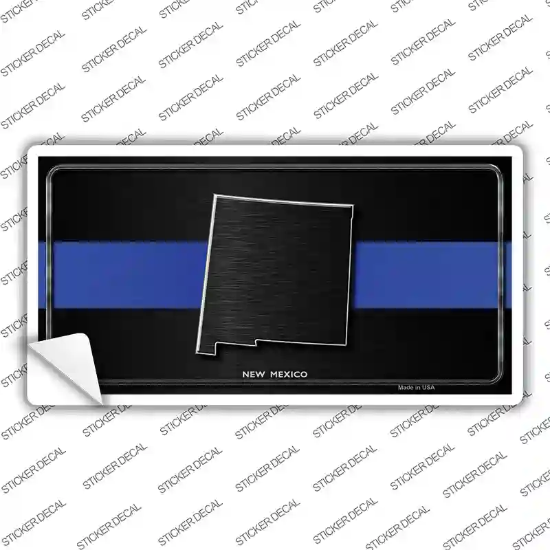 New Mexico Thin Blue Line Novelty Sticker Decal