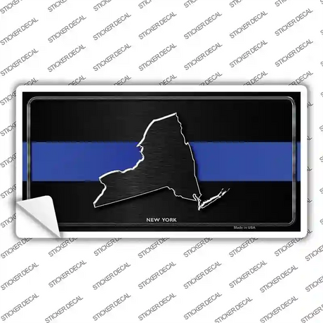 New York Thin Blue Line Novelty Sticker Decal