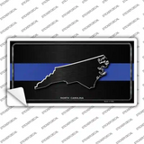 North Carolina Thin Blue Line Novelty Sticker Decal