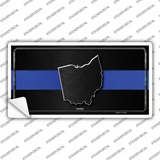 Ohio Thin Blue Line Novelty Sticker Decal
