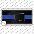 Oklahoma Thin Blue Line Novelty Sticker Decal