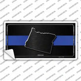 Oregon Thin Blue Line Novelty Sticker Decal