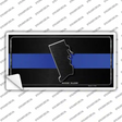 Rhode Island Thin Blue Line Novelty Sticker Decal
