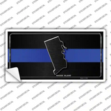 Rhode Island Thin Blue Line Novelty Sticker Decal