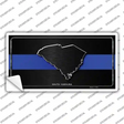 South Carolina Thin Blue Line Novelty Sticker Decal