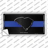 South Carolina Thin Blue Line Novelty Sticker Decal