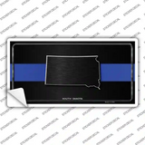 South Dakota Thin Blue Line Novelty Sticker Decal