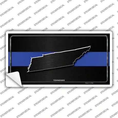 Tennessee Thin Blue Line Novelty Sticker Decal