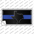 Texas Thin Blue Line Novelty Sticker Decal