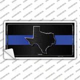 Texas Thin Blue Line Novelty Sticker Decal