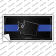 Washington Thin Blue Line Novelty Sticker Decal