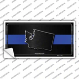 Washington Thin Blue Line Novelty Sticker Decal