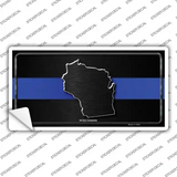 Wisconsin Thin Blue Line Novelty Sticker Decal