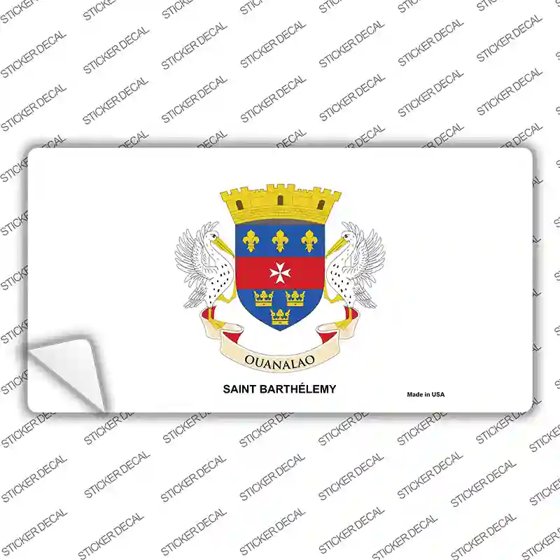 Saint Barthelemy Novelty Sticker Decal