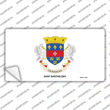 Saint Barthelemy Novelty Sticker Decal