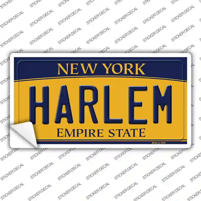 Harlem New York Novelty Sticker Decal