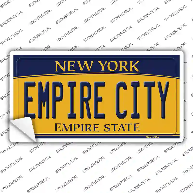 Empire City New York Novelty Sticker Decal