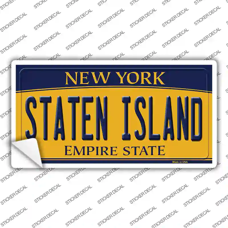 Staten Island New York Novelty Sticker Decal