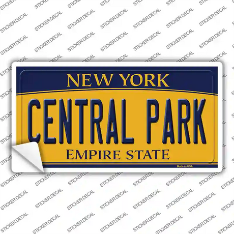 Central Park New York Novelty Sticker Decal