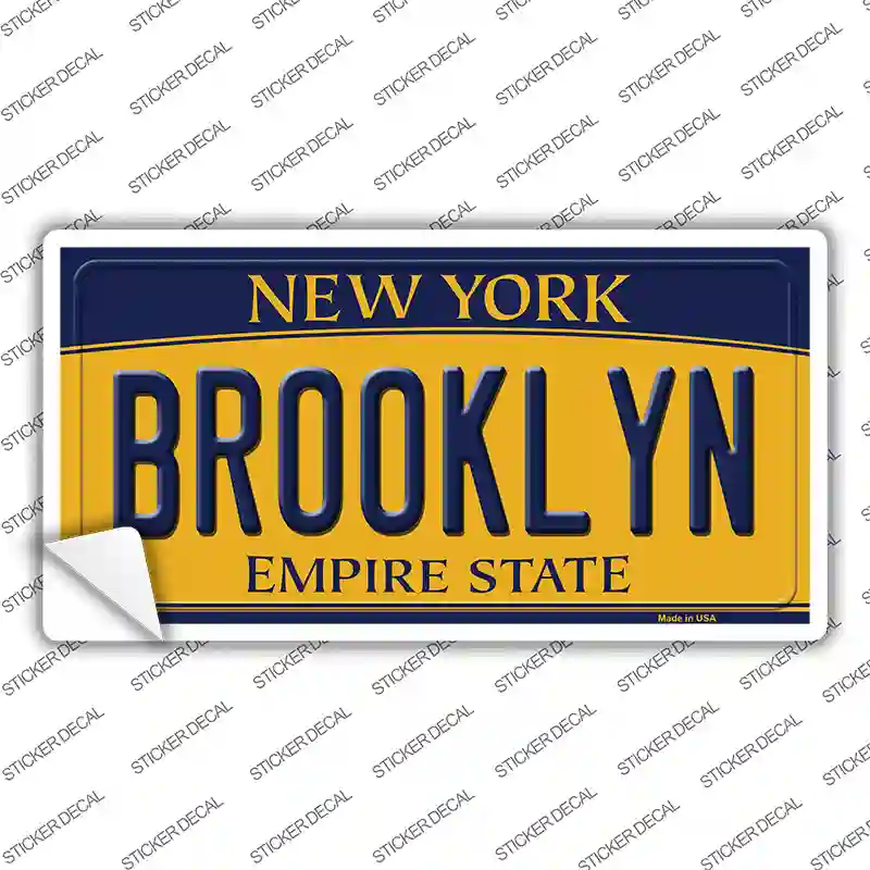 Brooklyn New York Novelty Sticker Decal