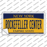 Rockefeller Center New York Novelty Sticker Decal