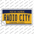 Radio City New York Novelty Sticker Decal