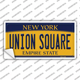 Union Square New York Novelty Sticker Decal