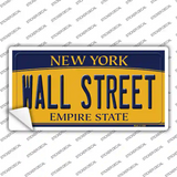 Wall Street New York Novelty Sticker Decal