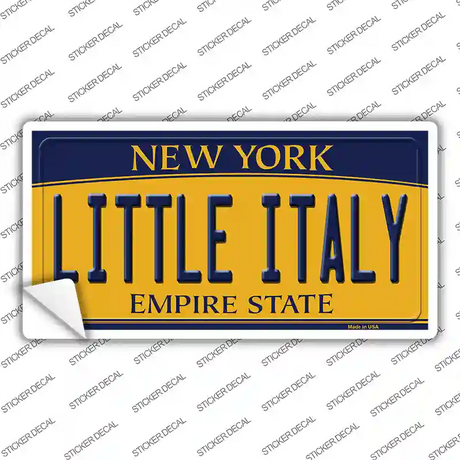 Little Italy New York Novelty Sticker Decal