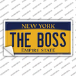 The Boss New York Novelty Sticker Decal