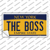 The Boss New York Novelty Sticker Decal