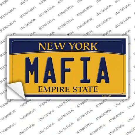 Mafia New York Novelty Sticker Decal