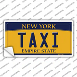 Taxi New York Novelty Sticker Decal