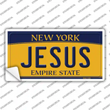 Jesus New York Novelty Sticker Decal