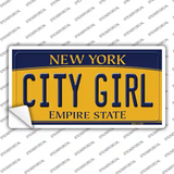 City Girl New York Novelty Sticker Decal