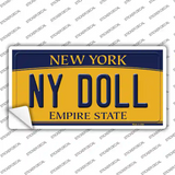 NY Doll New York Novelty Sticker Decal