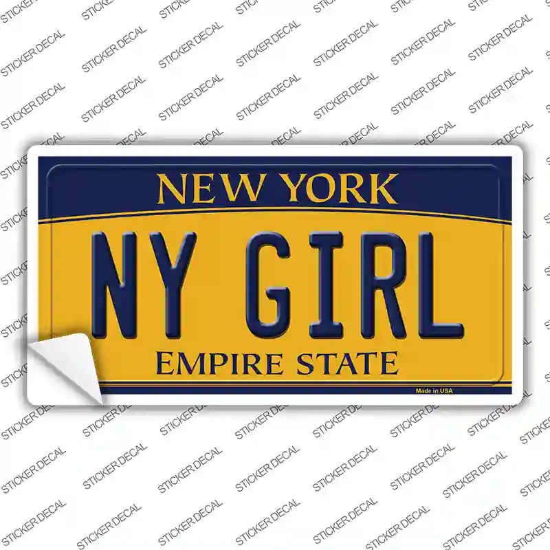 NY Girl New York Novelty Sticker Decal