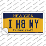 I H8 NY New York Novelty Sticker Decal