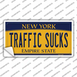 Traffic Sucks New York Novelty Sticker Decal