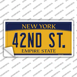 42nd St New York Novelty Sticker Decal