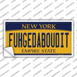 Fuhgedaboudit New York Novelty Sticker Decal