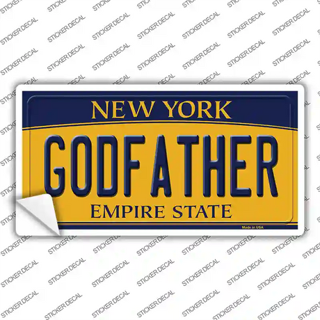 Godfather New York Novelty Sticker Decal