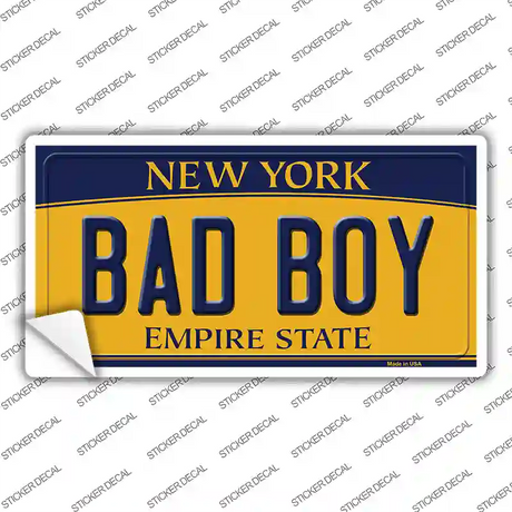 Bad Boy New York Novelty Sticker Decal