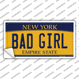Bad Girl New York Novelty Sticker Decal