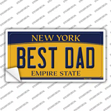 Best Dad New York Novelty Sticker Decal