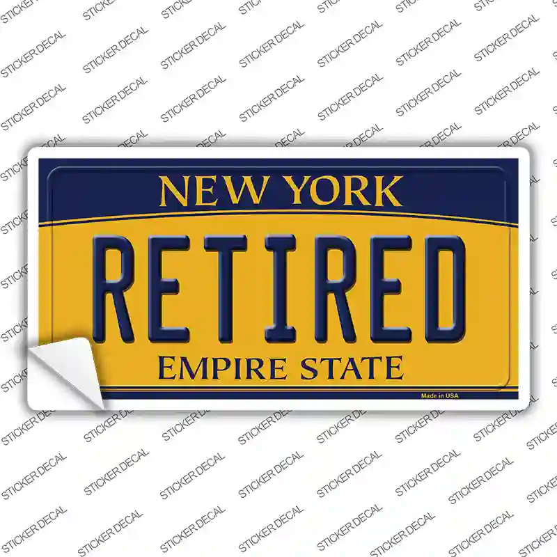 Retired New York Novelty Sticker Decal